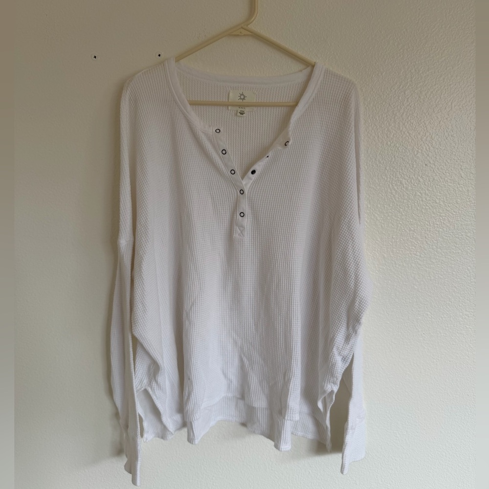 Aerie Waffle Knit Long Sleeve